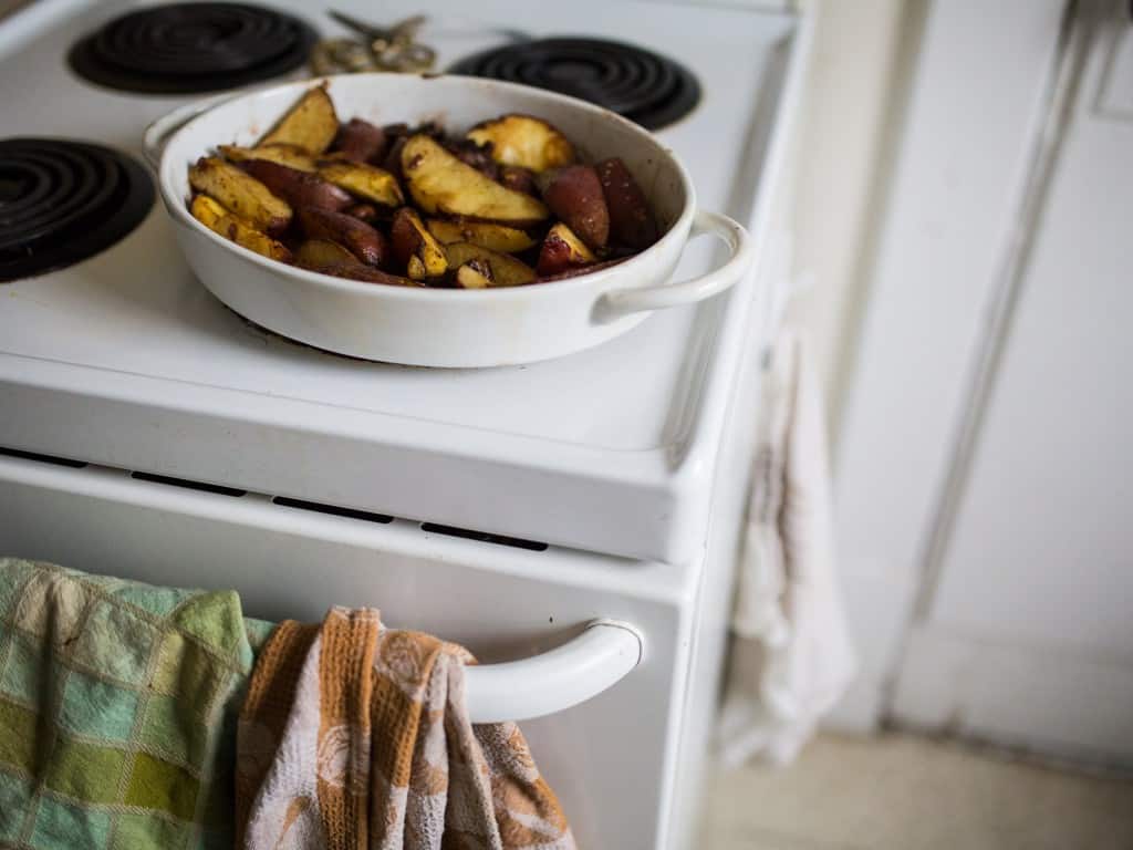 paprika potatoes and mushrooms