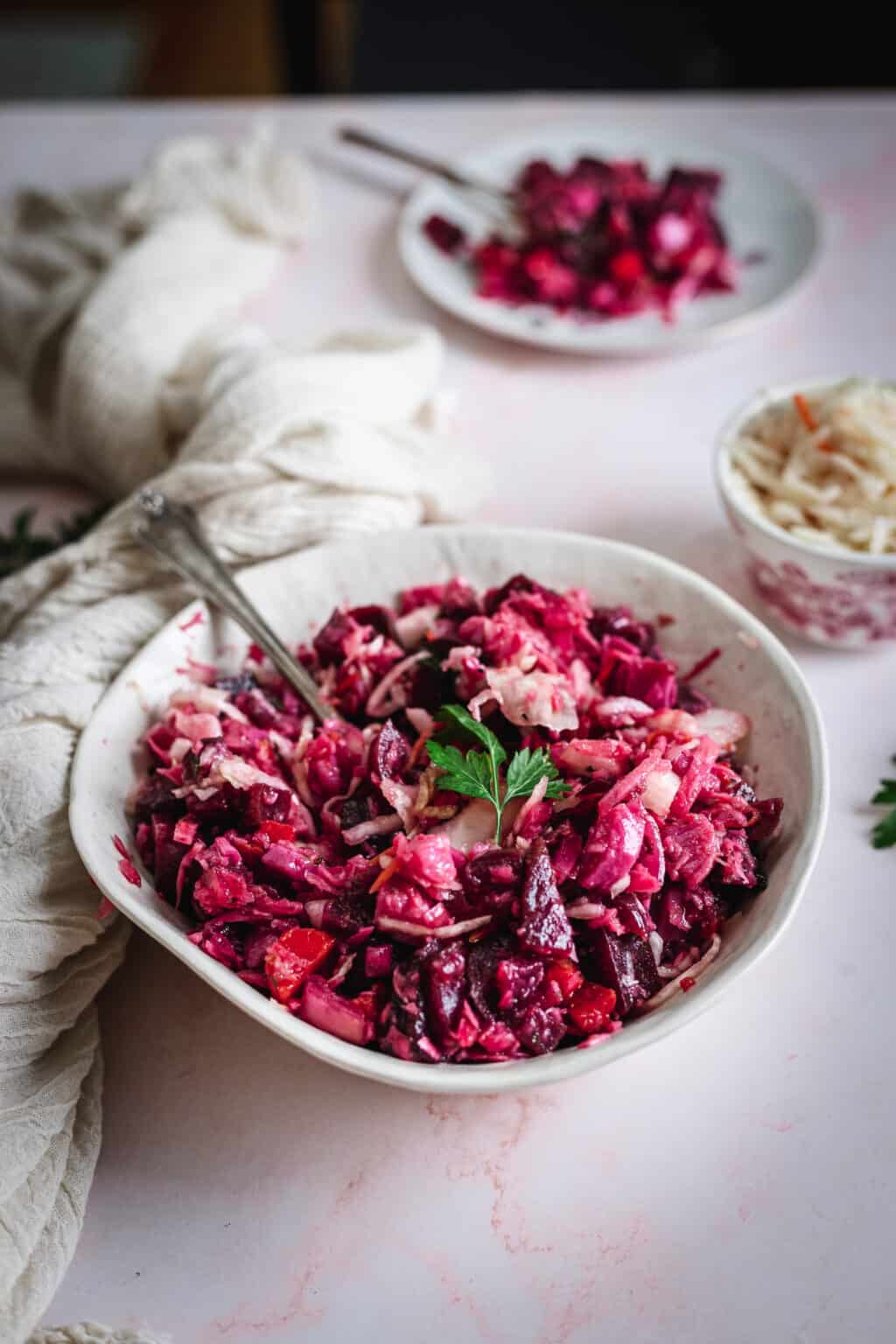 At the Immigrant's Table Tangy Russian root vegetable salad