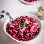 russian vinaigrette salad in bowl