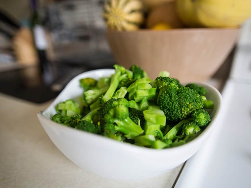 Broccoli salad naked