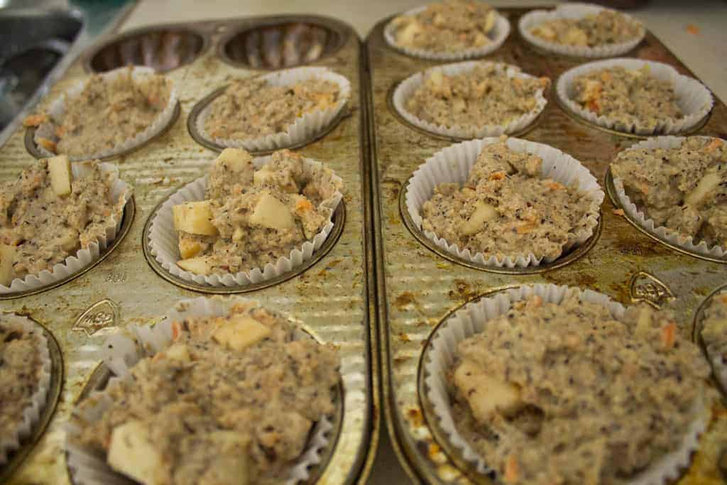 Morning glory muffins unbaked