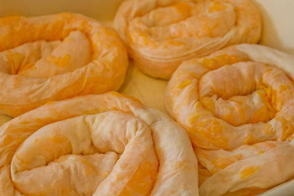 Bosnian pita pie coils