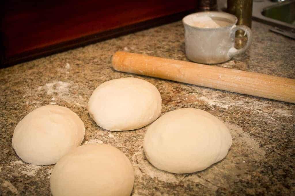 Bosnian pita pie dough rolls
