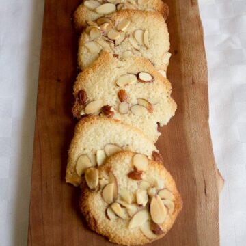 Almond tuile cookies (gluten-free)