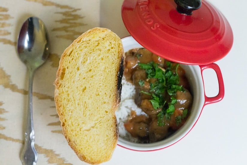 Hearty tomato mushroom stew 6