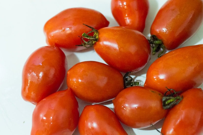 Tomatoes for Chunky tomato sauce