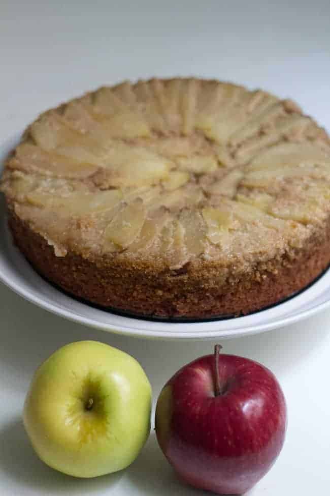 Gluten-free honey apple cake