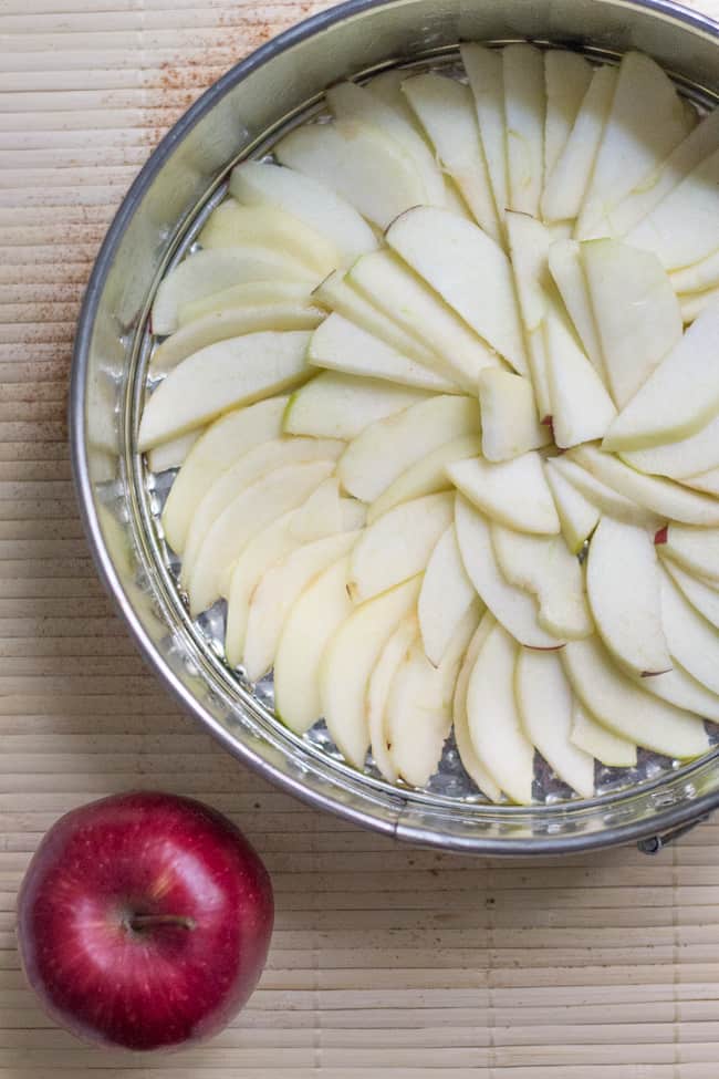 Gluten-free honey apple cake