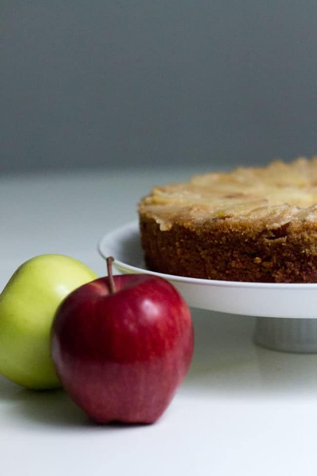 Gluten-free honey apple cake