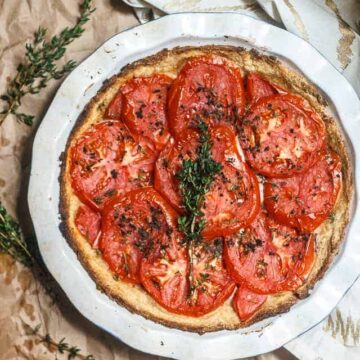 Last summer tomato tart