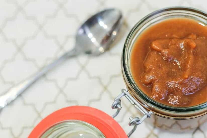 Simple, clean apple butter