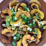 Roasted Delicata squash salad