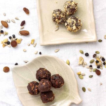 Chocolate nut energy balls