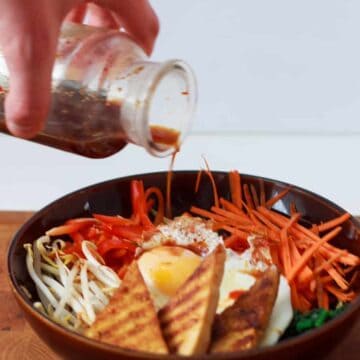 Paleo vegetarian bibimbap