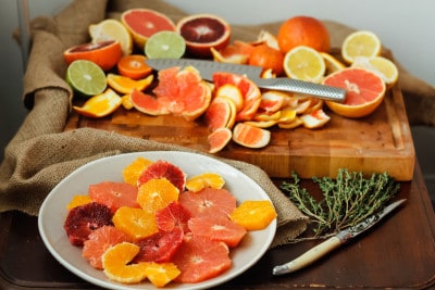 At the Immigrant's Table: Spicy citrus salad with pistachios