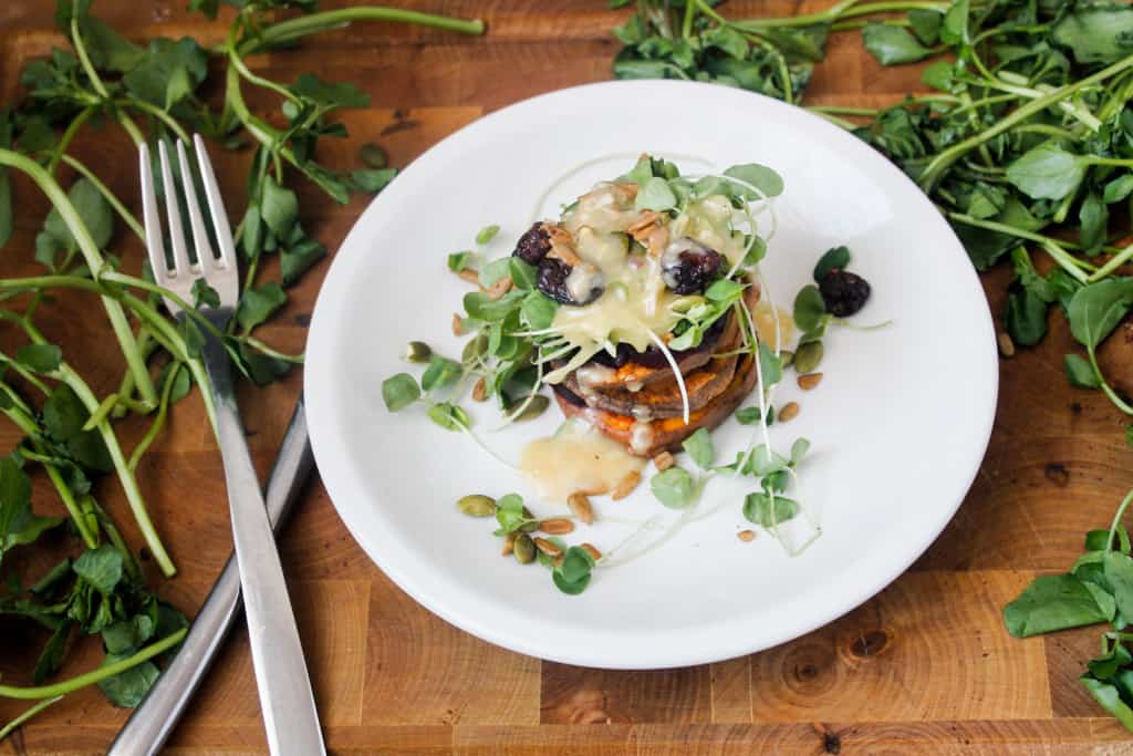 Blog151_Img1_Sweet potato and beet salad with watercress and salad topper lite