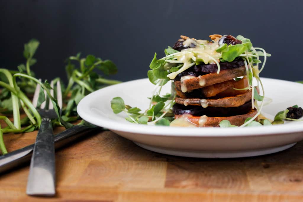 Blog151_Img1_Sweet potato and beet salad with watercress and salad topper lite