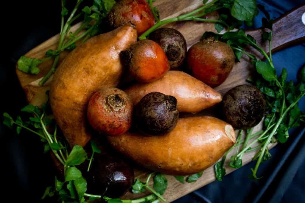 Blog151_Img1_Sweet potato and beet salad with watercress and salad topper lite