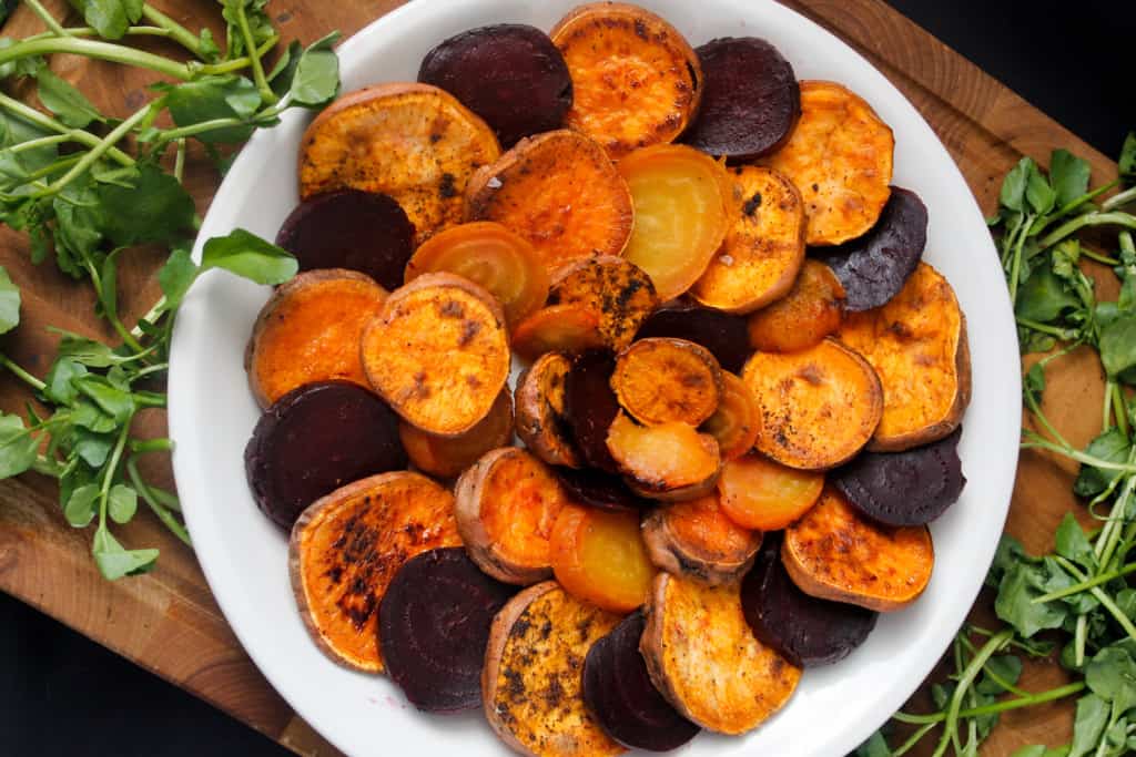 Blog151_Img1_Sweet potato and beet salad with watercress and salad topper lite