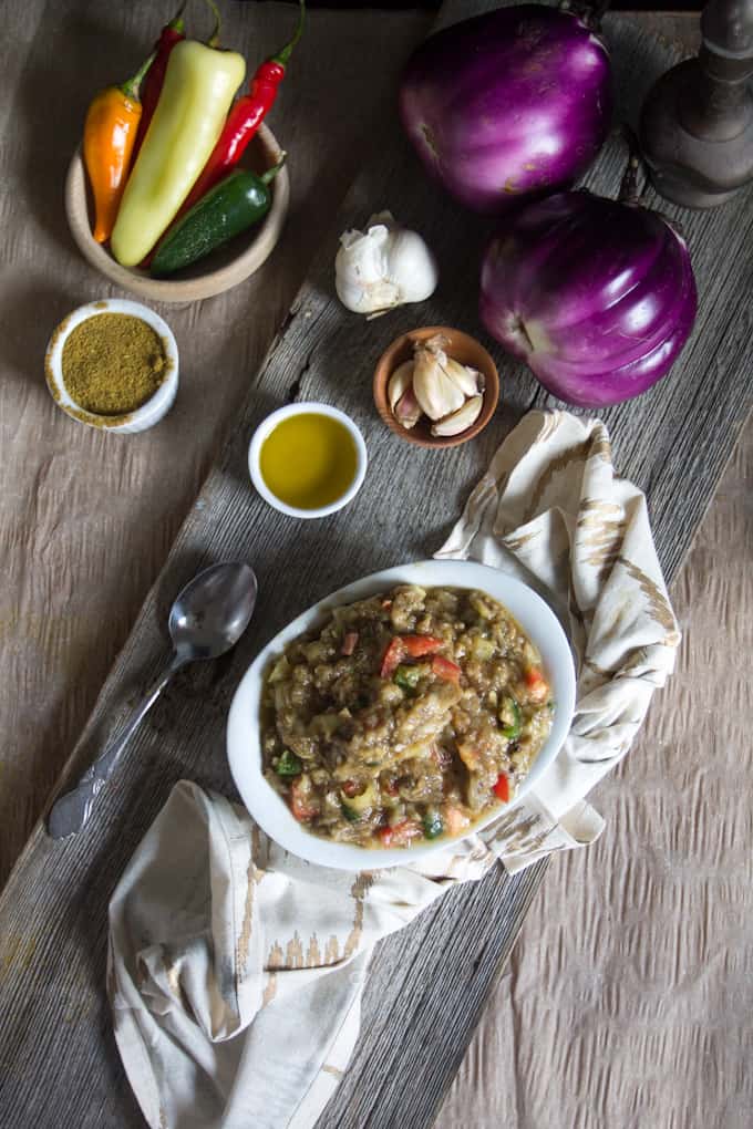 Scorched and roasted until blistering, eggplant caviar is a delicacy when mixed with Middle Eastern flavours like in this roasted eggplant salad duo.