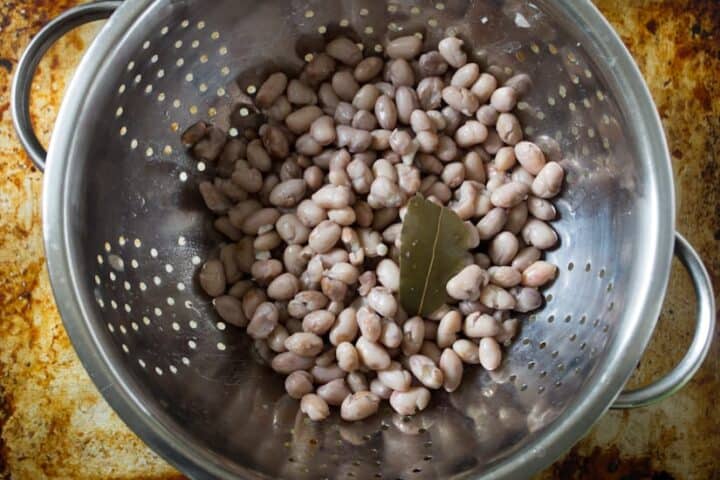 At The Immigrant S Table Borlotti Beans In Tomato Sauce With Eggs