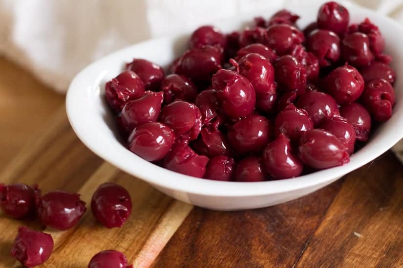 Tart and sweet Russian sour cherry sauce for blintzes, cake, pancakes, or just to eat with a spoon.