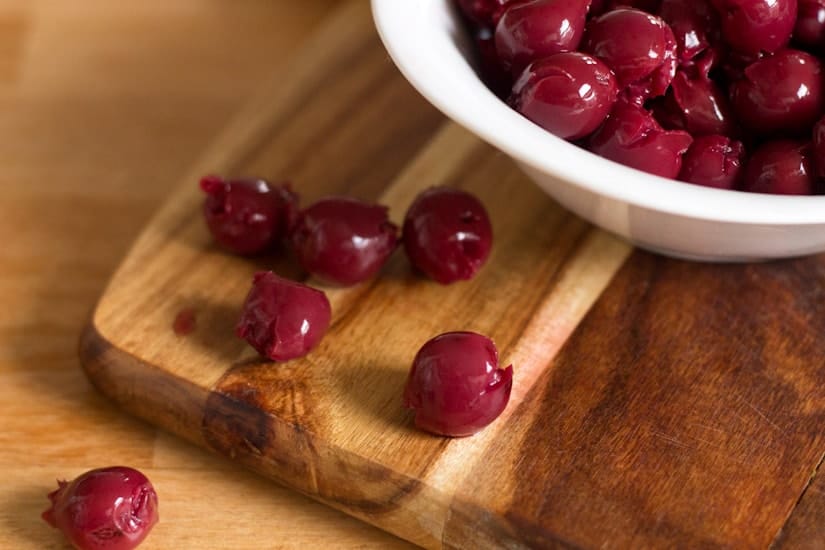 Tart and sweet Russian sour cherry sauce for blintzes, cake, pancakes, or just to eat with a spoon.