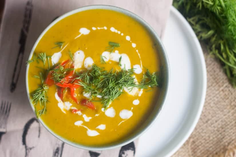 Carrot dill soup