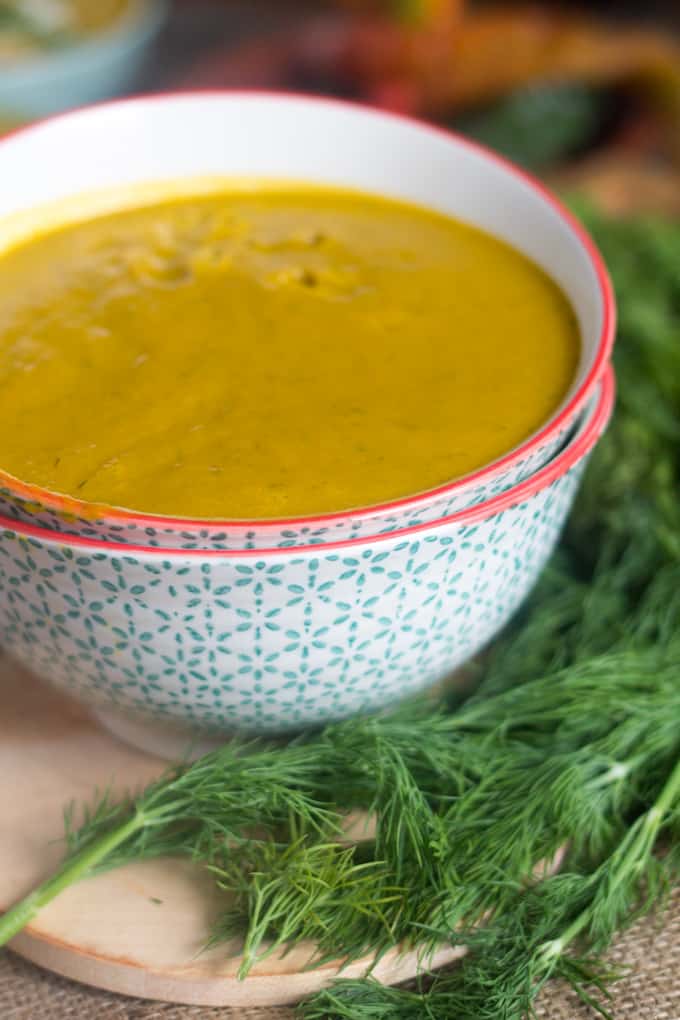 Carrot dill soup