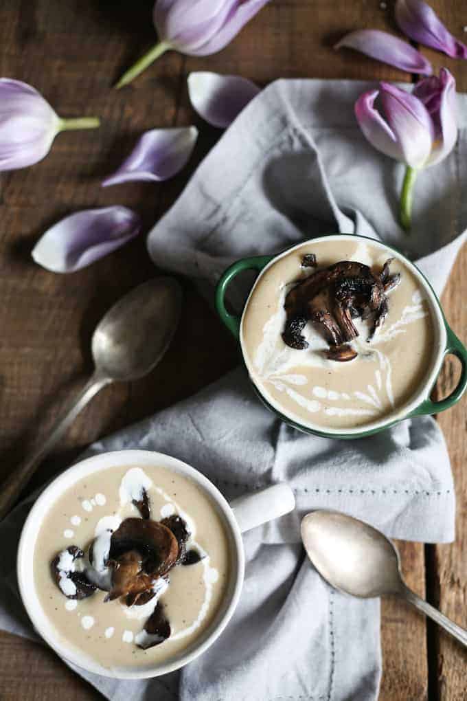 Belgian endive soup {vegan, gluten-free}