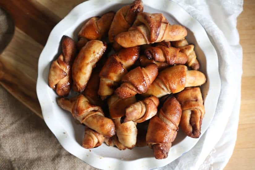 Traditional Israeli yeasted rugelach