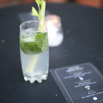 Cucumber celery mint gin rickey, or the magic of Jazz Bar: Prohibition
