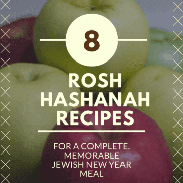 Rosh Hashanah menu for an Angelic Jewish New Year