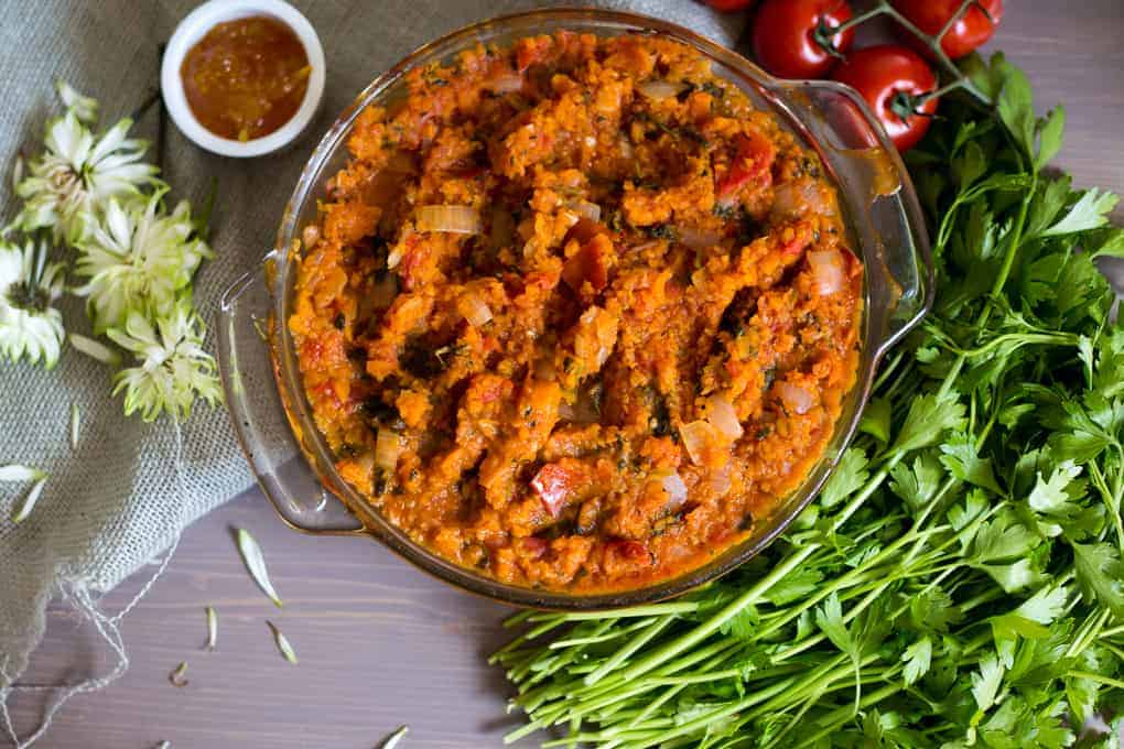 Cold haddock in carrot lemon sauce