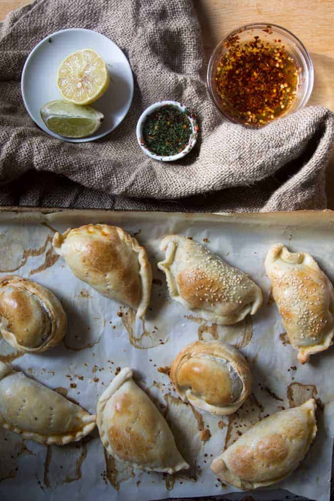 Authentic Argentinian vegetarian empanadas