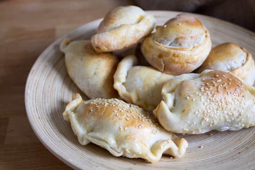 Authentic Argentinian vegetarian empanadas