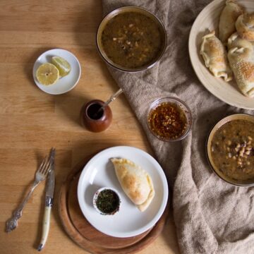 Authentic Argentinian vegetarian empanadas