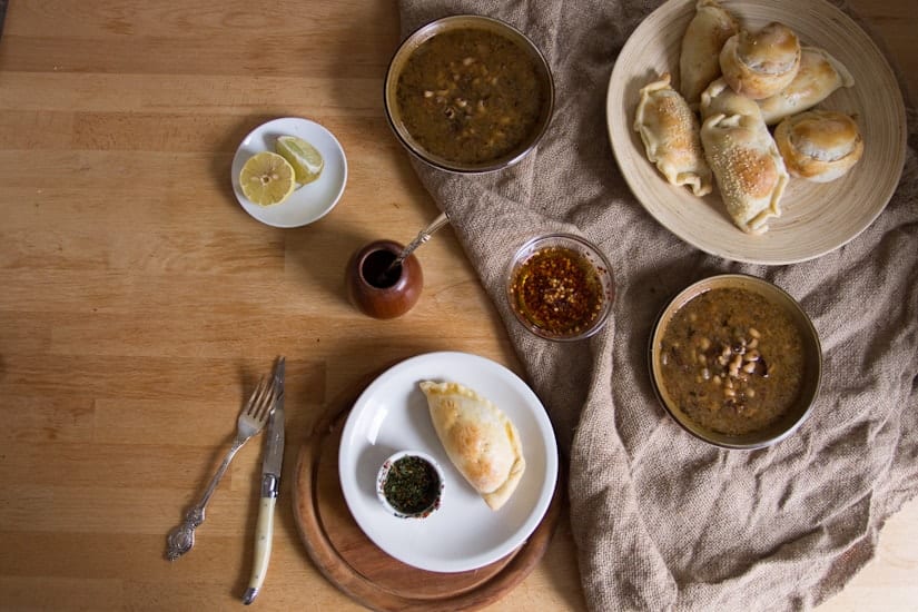 Authentic Argentinian vegetarian empanadas