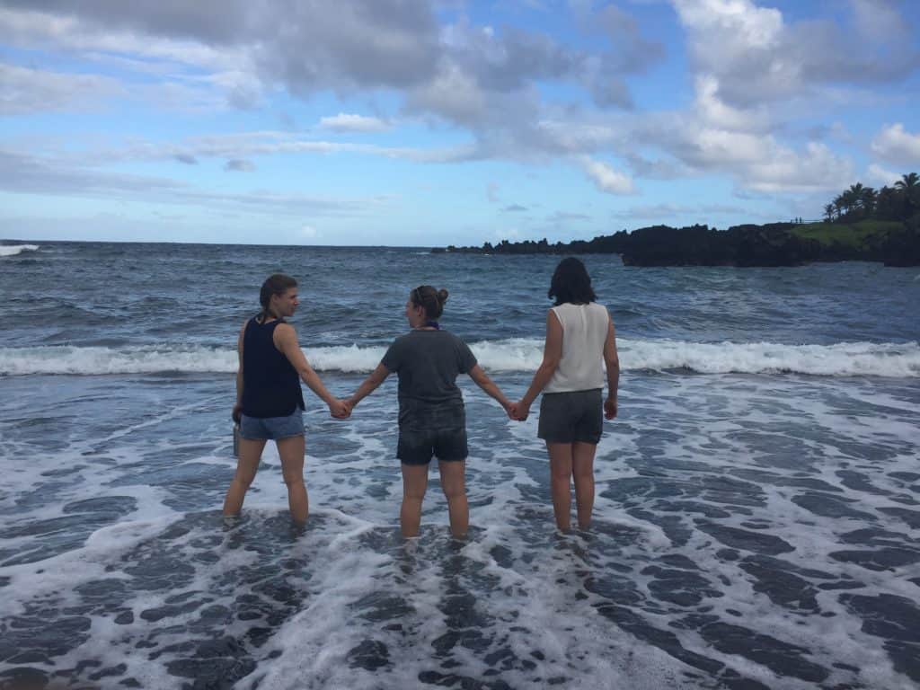 Our time at Black Sand Beach in Maui, Hawaii