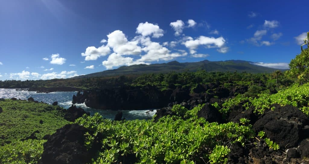 Our time at Black Sand Beach in Maui, Hawaii