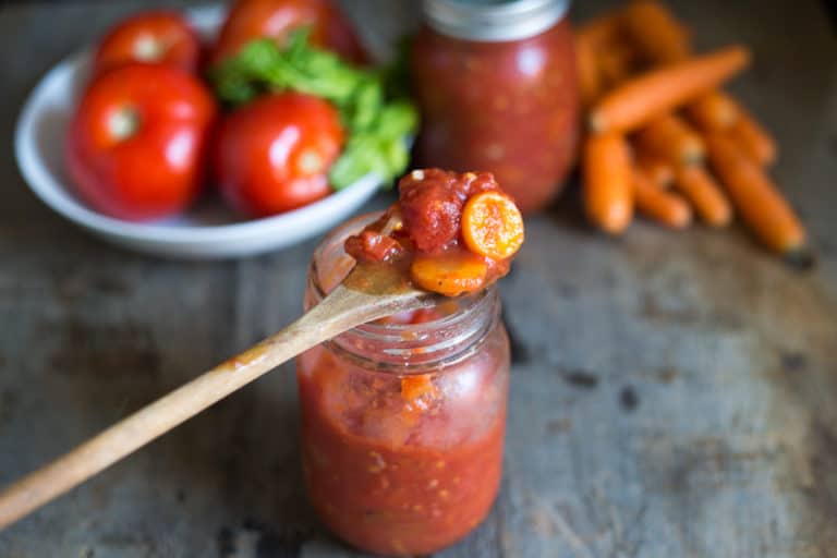 Chunky canned Italian tomato sauce : At the Immigrant's Table