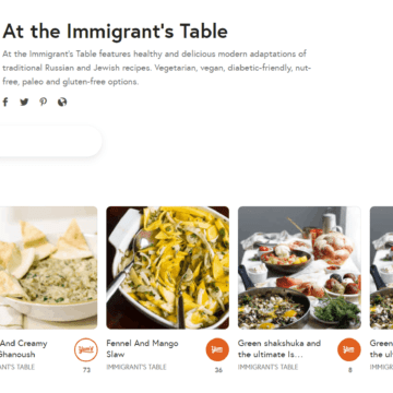 At the immigrants' Yummly table.