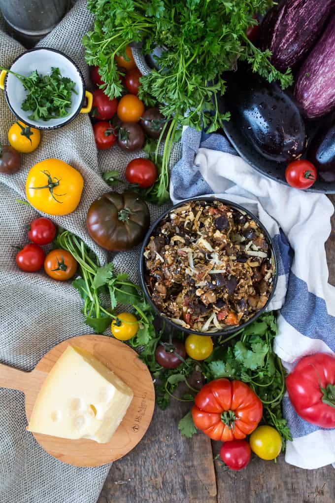 Learn the recipe for how to make Homemade Balkan bourekas with eggplant, tomato, Jarlsberg and feta cheese