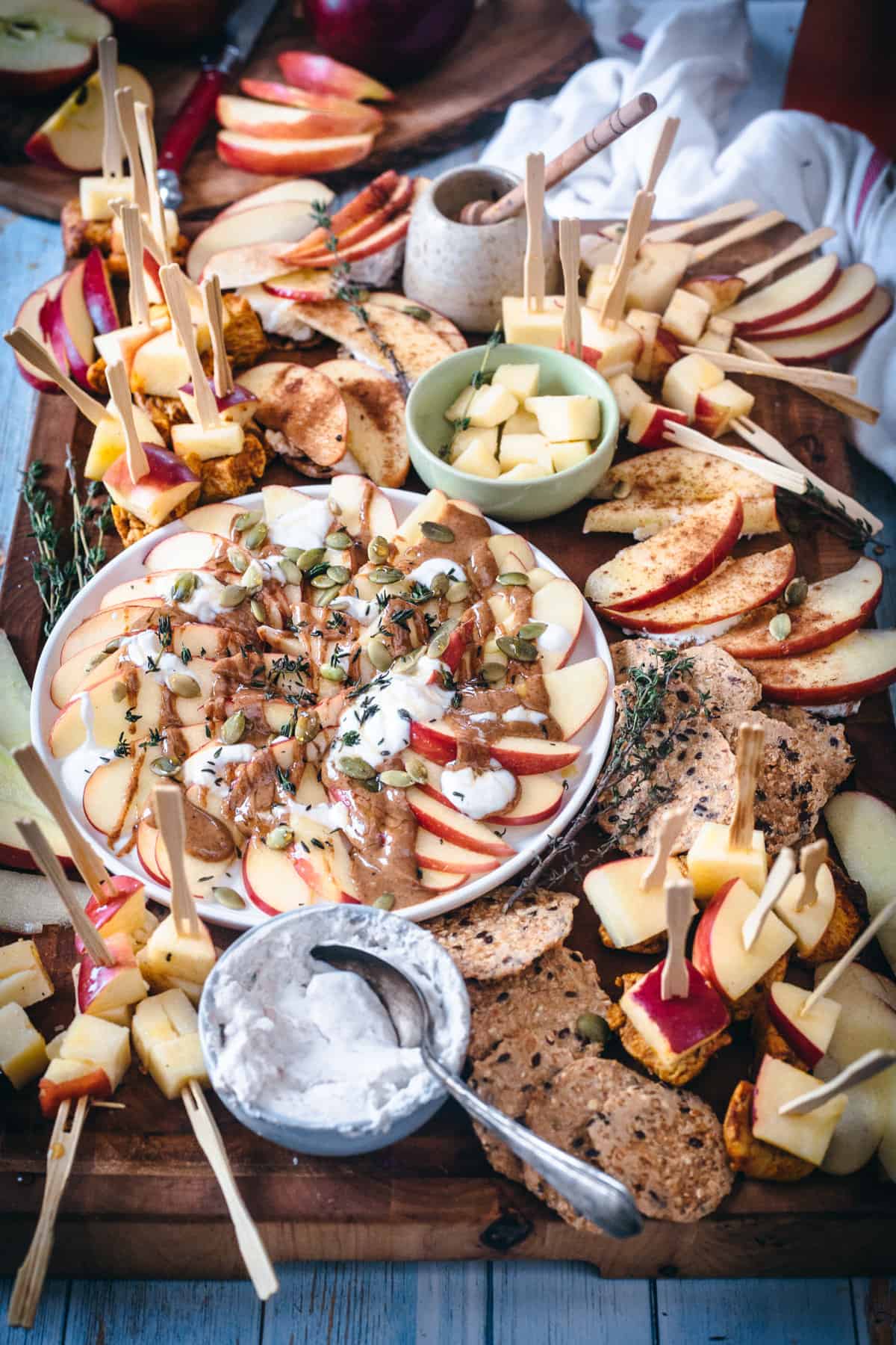 apple appetizer platter