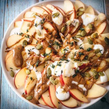 sweet apple nachos