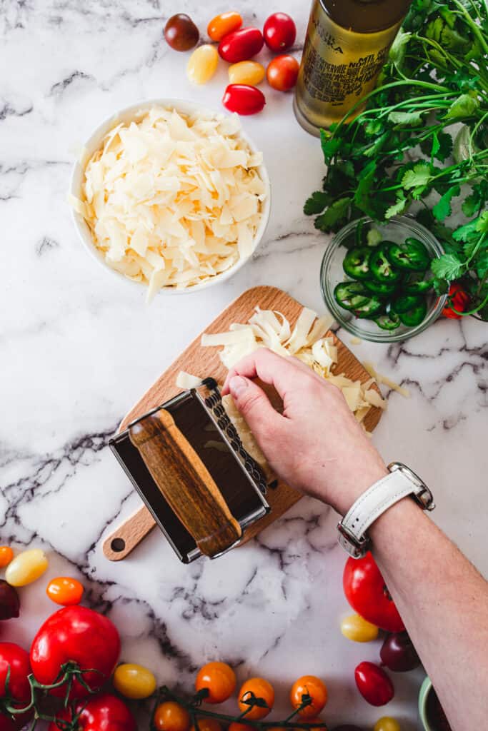 grating cheese