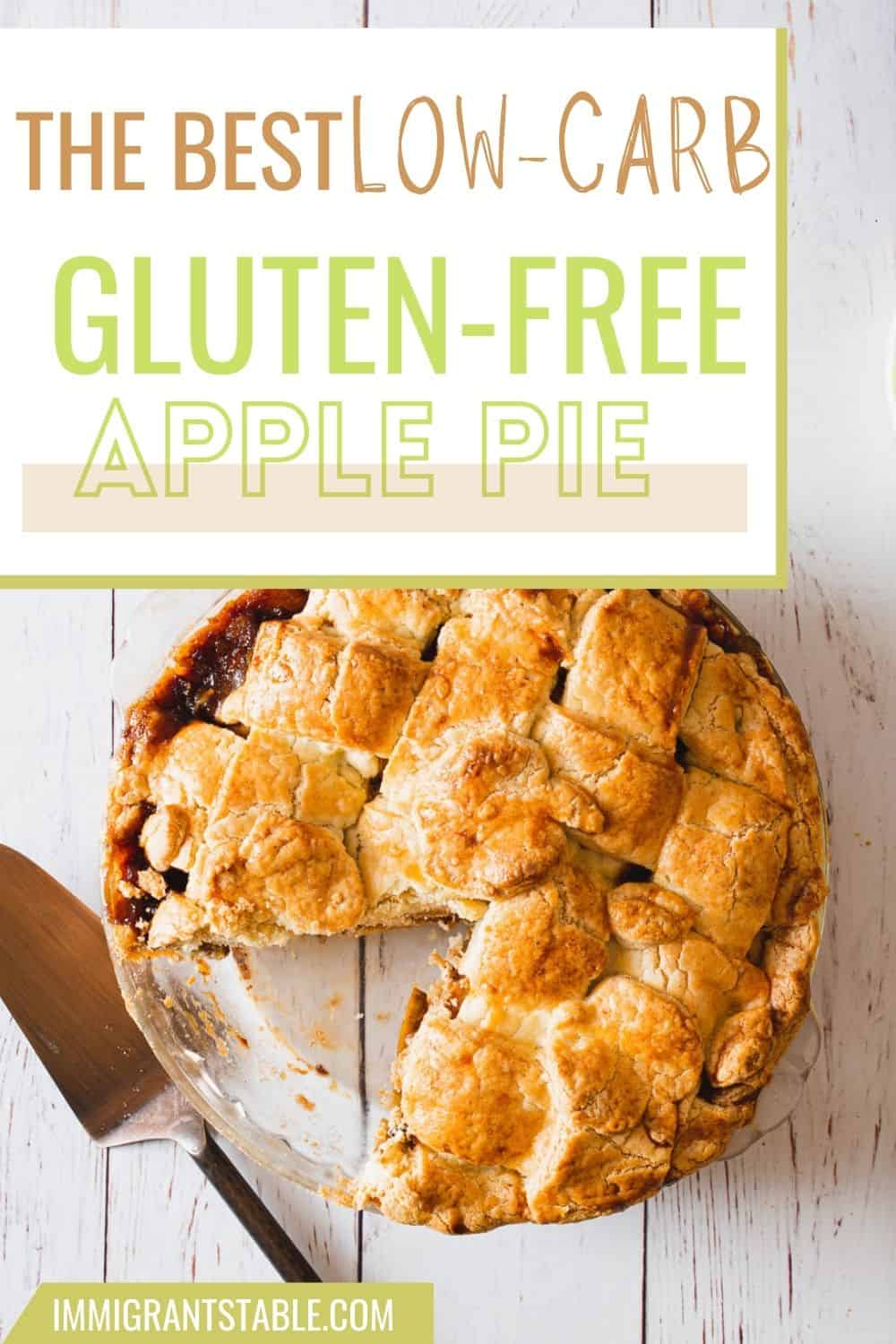 the best low carb gluten-free apple pie recipe