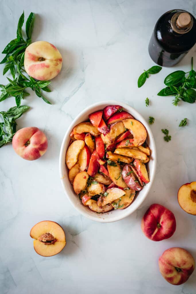gluten free peach cobbler filling