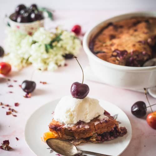 Instant Pot Cherry Cobbler Recipe - Shugary Sweets