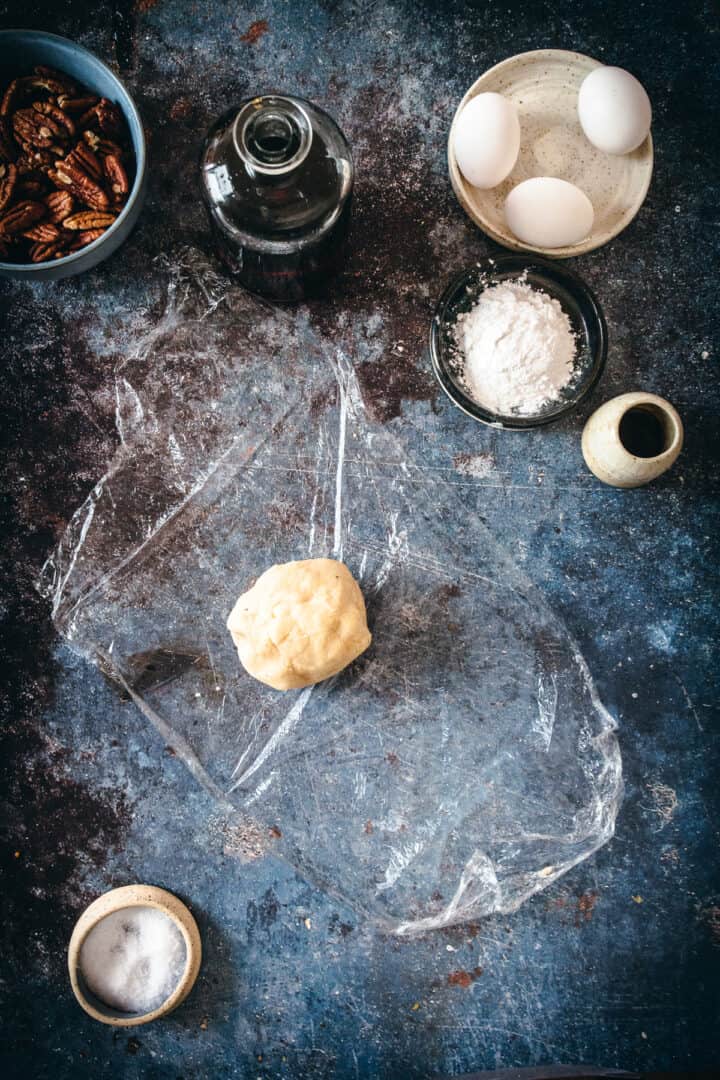 chilling almond flour pie dough